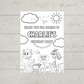 A6 Colouring Sheets | Personalised Farm Colouring Sheets | Party Bag Favours