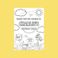 A6 Colouring Sheets | Personalised Farm Colouring Sheets | Party Bag Favours