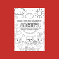 A6 Colouring Sheets | Personalised Teddy Bear Picnic Colouring Sheets | Party Bag Favours