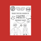 A6 Colouring Sheets | Personalised Superhero Colouring Sheets | Party Bag Favours