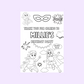 A6 Colouring Sheets | Personalised Supergirl Superhero Colouring Sheets | Party Bag Favours