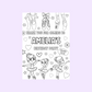 A6 Colouring Sheets | Personalised Ballerina Colouring Sheets | Party Bag Favours | Design 1