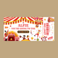 Surprise Circus Ticket Print | Personalised Circus Ticket Pass Voucher | Day Out Gift Idea