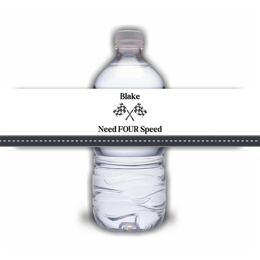 Race Car Water Labels | Water Bottle Labels | Juice Bottle Labels | Race Car Party