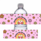 Juice Bottle Labels | Flower Power Label Stickers | Water Bottle Stickers | Flower Power Party | Party Stickers | Design 2