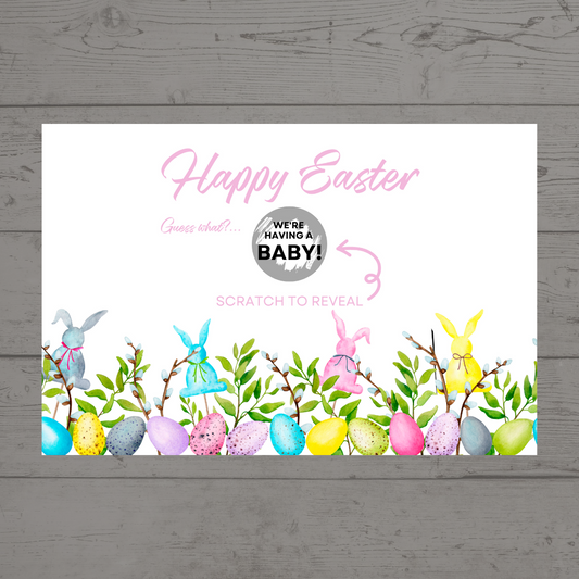 Easter Surprise Gift Voucher Print | Suprise Scratch Reveal | Scratch Reveal Idea
