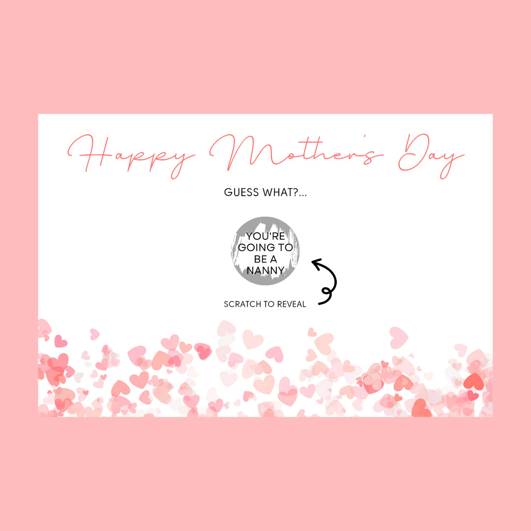Surprise Gift Voucher Print | Personalised Heart Mother's Day Ticket Pass Voucher | Scratch Reveal | Gift Idea.
