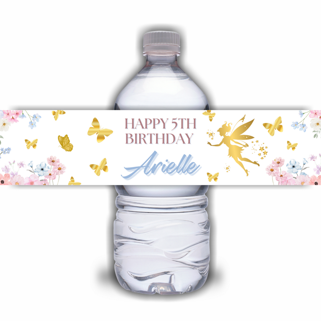 Juice Bottle Labels | Fairy Party Juice Labels | Water Bottle Stickers | Fairy Party | Party Stickers