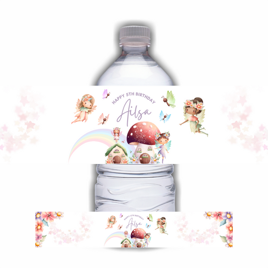 Juice Bottle Labels | Fairy Party Juice Labels | Water Bottle Stickers | Fairy Party | Party Stickers