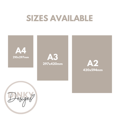 Gold & White Engagement Welcome Board Sign | Personalised Engagement Board | Engagement Party Sign | A4, A3, A2