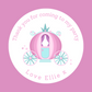 Pink Princess Carriage Stickers | Circle Stickers | Sticker Sheet | Princess Theme