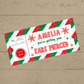 Surprise Ticket Print | Personalised Christmas Ear Piercing Ticket Gift Voucher | Gift Idea