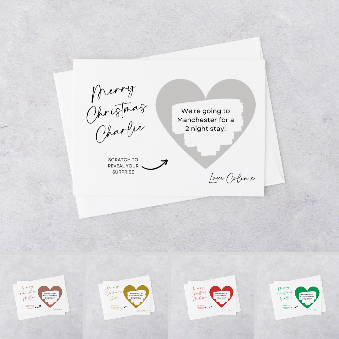 A6 Surprise Ticket Print | Personalised Birthday Ticket | Birthday Scratch Reveal | Gift Idea - Dinky Designs