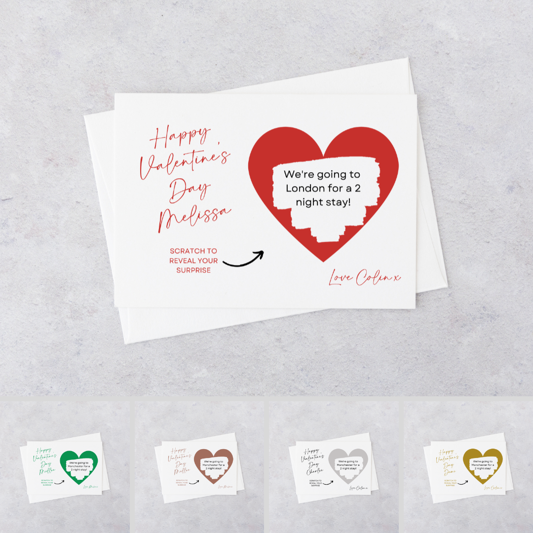 A6 Surprise Ticket Print | Personalised Birthday Ticket | Birthday Scratch Reveal | Gift Idea - Dinky Designs