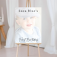 Colour Photo Board | First Birthday Welcome Board Sign | Personalised Party Board | A4, A3, A2