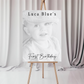 Black & White Photo Board | First Birthday Welcome Board Sign | Personalised Party Board | A4, A3, A2