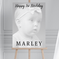 Black & White Photo Board | First Birthday Welcome Board Sign | Personalised Party Board | A4, A3, A2