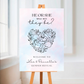 Pink Blue Twin Baby Gender Reveal Welcome Board Sign | Personalised Gender Reveal Board | Party Sign | A4, A3, A2