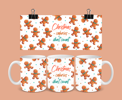 Christmas Mug | Christmas Calories Gingerbread Mug | Gift Idea