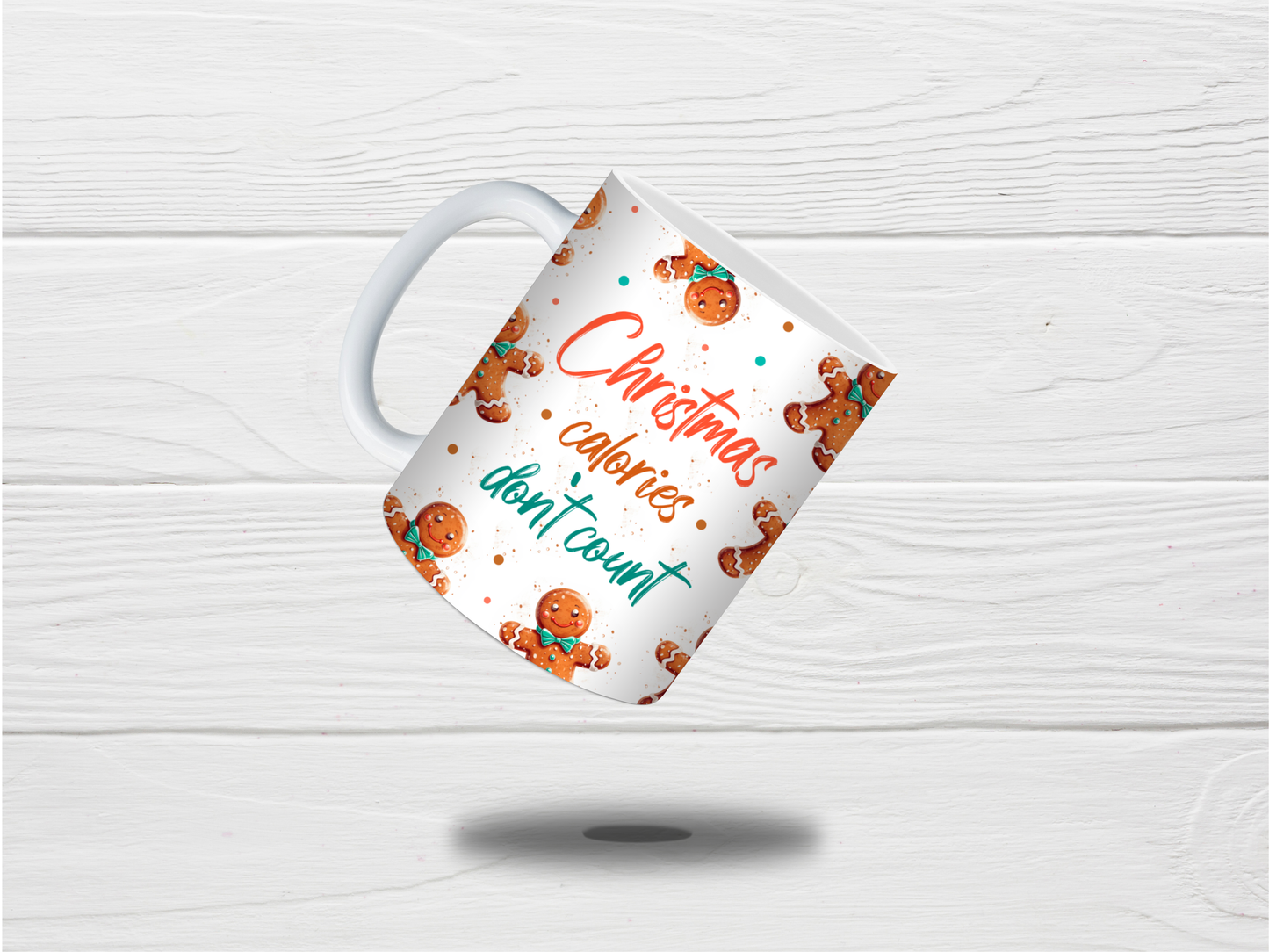 Christmas Mug | Christmas Calories Gingerbread Mug | Gift Idea