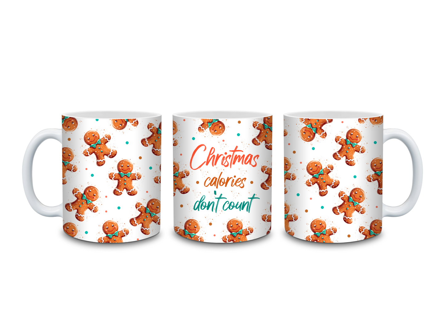Christmas Mug | Christmas Calories Gingerbread Mug | Gift Idea