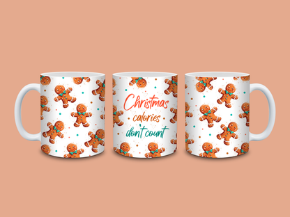 Christmas Mug | Christmas Calories Gingerbread Mug | Gift Idea