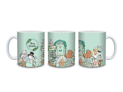 SALE - Mint Green Christmas Mug | Merry Christmas Mug | Gift Idea