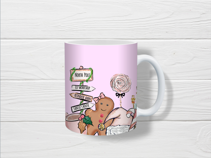 SALE - Pink Christmas Mug | Merry Christmas Mug | Gift Idea