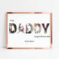 Fathers Day Print | Personalised Photo Letters | Father's Day Gift | Love You To The Moon & Back