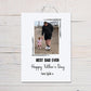 Fathers Day Card | Personalised Best Dad Ever | Photo Card - Dinky Designs