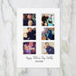 Fathers Day Card | Personalised Image Column Photo Card - Dinky Designs