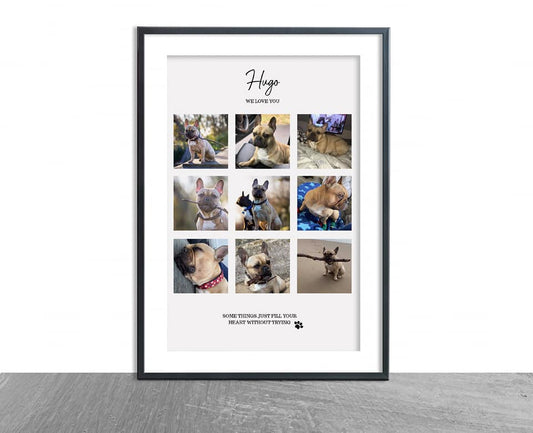 Pet Print | Personalised Pet Collage | Family Print | Pet Gift - Dinky Designs