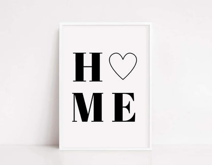 Quote Print | H O M E Print | House Décor | Wall Art - Dinky Designs
