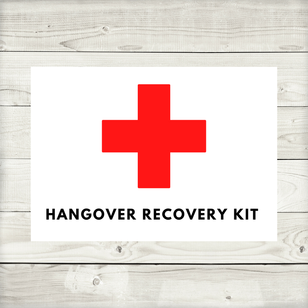 Rectangle Stickers | Hen Party Stickers | Hangover Recovery Kit Stickers | Design 1