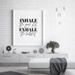 Quote Print | Inhale Exhale | Funny Print | Positive Print | Motivational Print - Dinky Designs