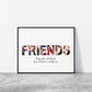 Friendship Print | Personalised Friend Image Design | Friend Gift - Dinky Designs