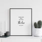 Quote Print | When The Why Is Clear, The How Is Easy | Positive Print | Motivational Print - Dinky Designs