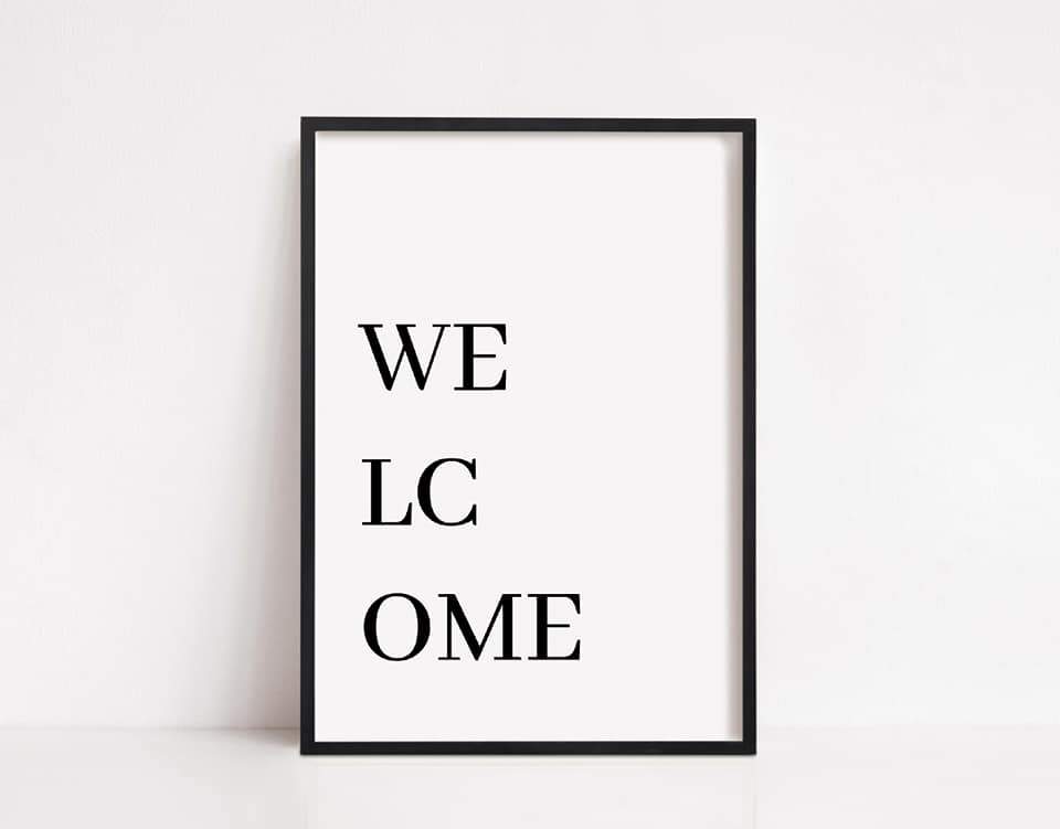 Home Print | Welcome Print | Quote Print - Dinky Designs