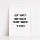 Quote Print | I'm Retired | Retirement Gift | Funny Print - Dinky Designs