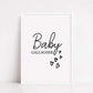 Nursery Print | Personalised Baby Name | New Baby Gift - Dinky Designs