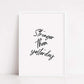 Quote Print | Stronger Than Yesterday | Positive Print - Dinky Designs