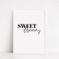 Bedroom Prints | Good Night, Sweet Dreams | Set Of 2 Prints
