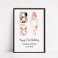 Nursery Print | Personalised First Birthday | Baby Print | Birthday Gift - Dinky Designs