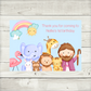 Noahs Ark Rectangle Stickers | Party Stickers | Noahs Ark Party Stickers | Party Bag Stickers (Design 1)