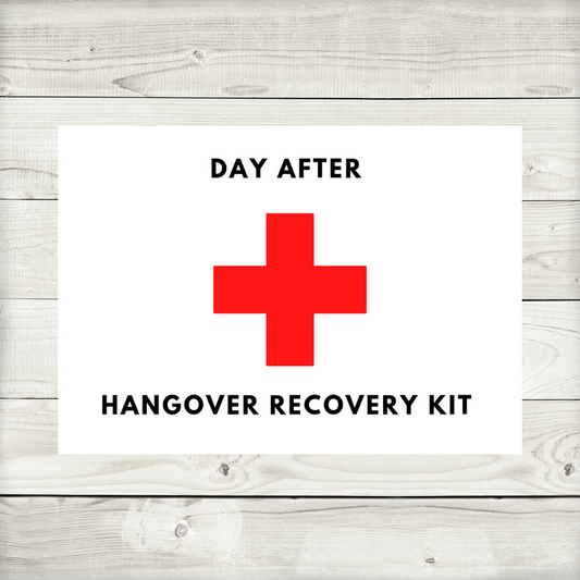 Rectangle Stickers | Hen Party Stickers | Hangover Recovery Kit Stickers | Design 3
