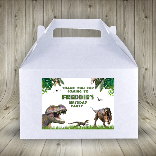 Dinosaur Party Boxes | Party Boxes | Dinosaur Party | Dinosaur Party Decor | Party Bags | Design 1