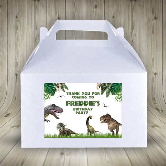 Dinosaur Party Boxes | Party Boxes | Dinosaur Party | Dinosaur Party Decor | Party Bags | Design 2