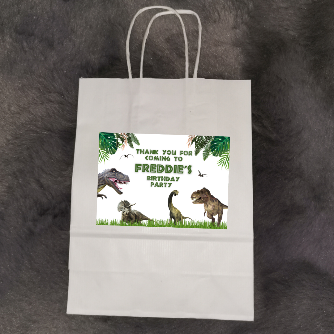 Party Bags | Dinosaur Party Bags | Themed Party Bags | Design 2