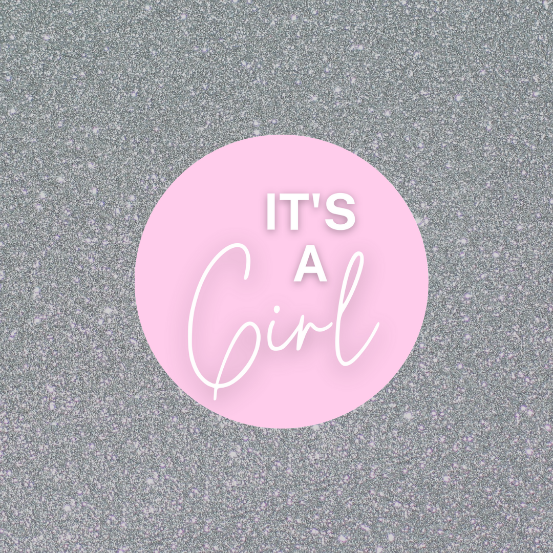 It's A Girl Stickers | Various Sizes | Baby Shower Party Stickers | Baby Girl Stickers