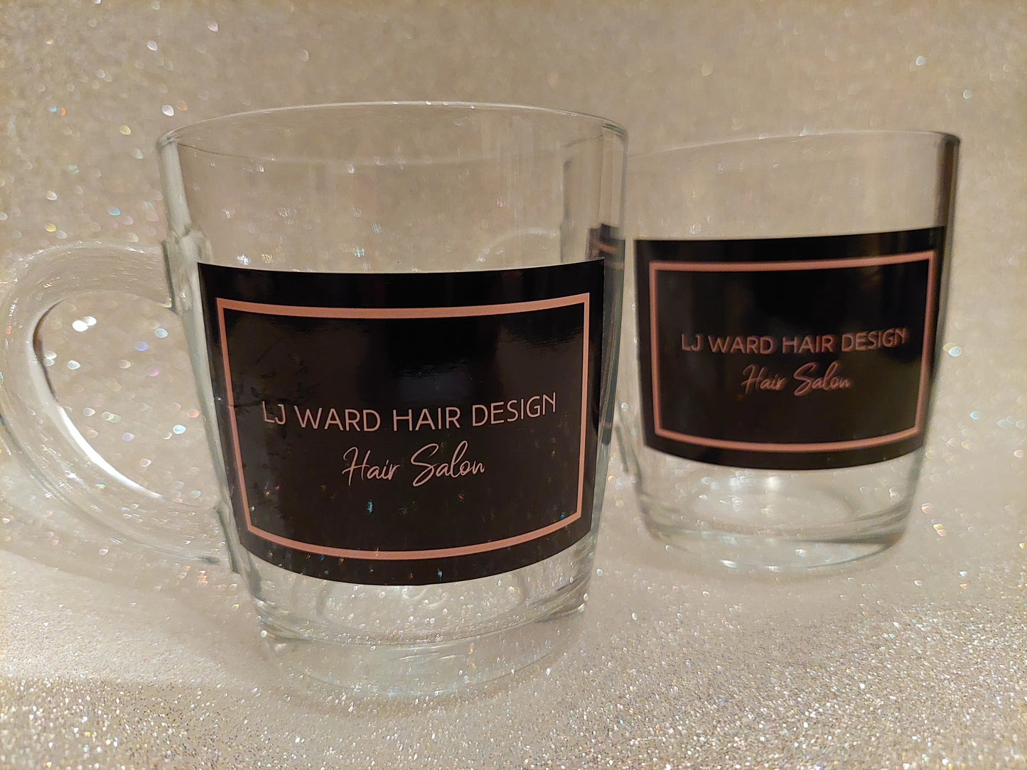 Waterproof Stickers | Rectangle Stickers | Logo Mug Stickers | Salon Stickers | Business Stickers